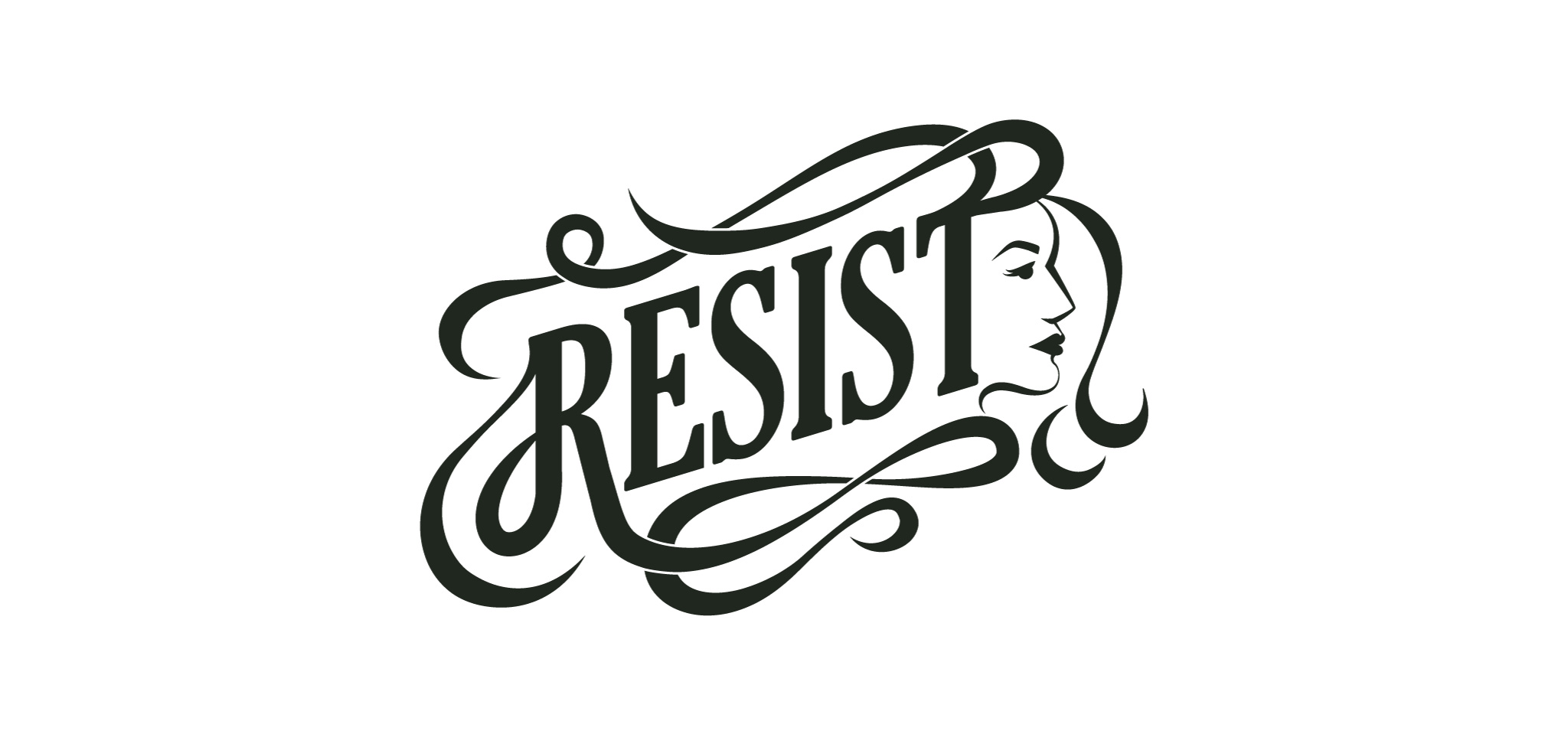 Resist logo designed by Ashley Lewis
