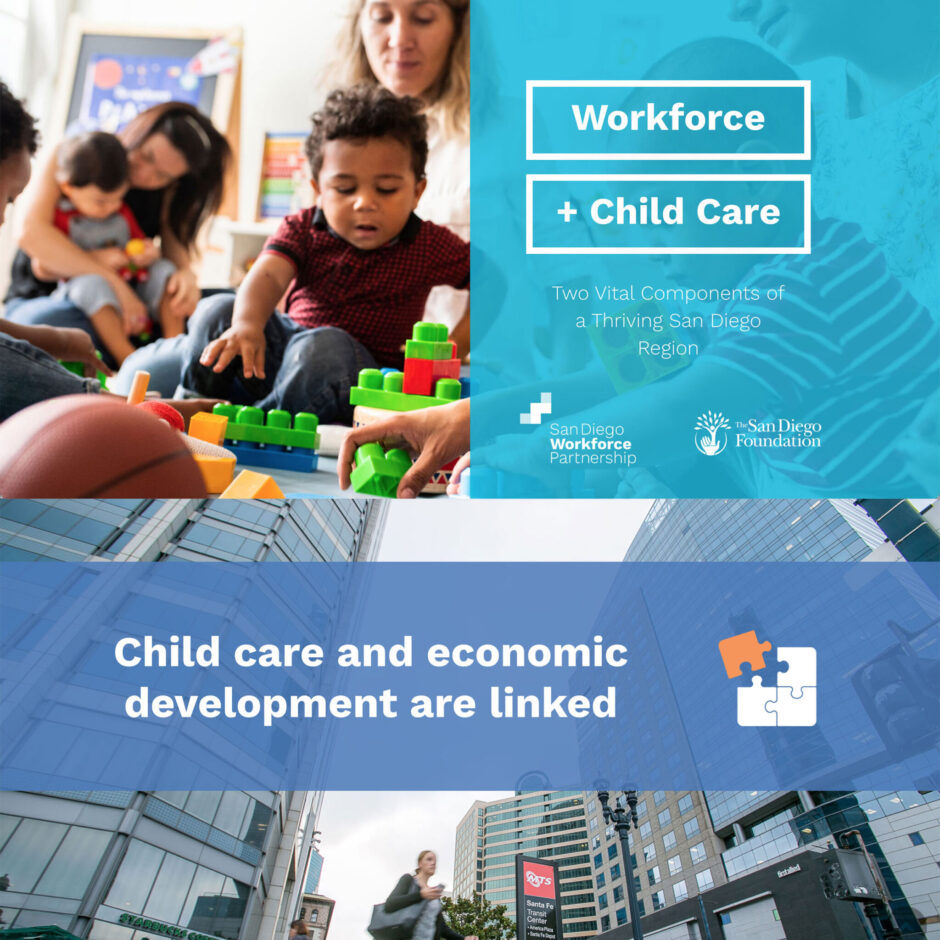Workforce + Childcare website screenshot
